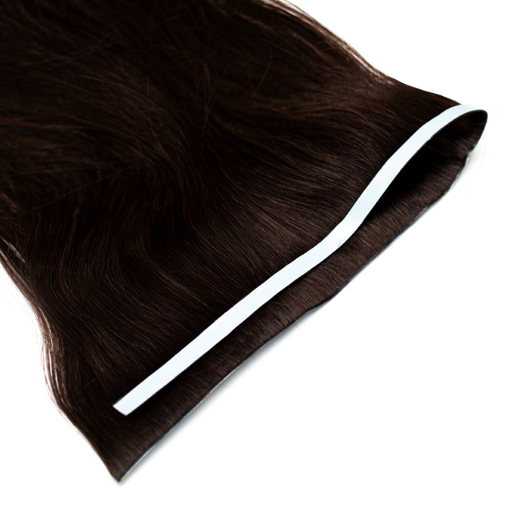 S1 Invisible Tape Weft Hair Extensions DARK CHOCOLATE